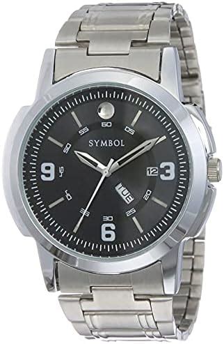 Buy Amazon Brand - Symbol Analog Black Dial Men's Watch-AZ-SYM-SS21A ...