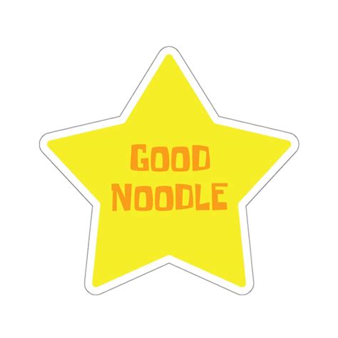 Good Noodle Sticker | Spongebob Squarepants | Boating School ...