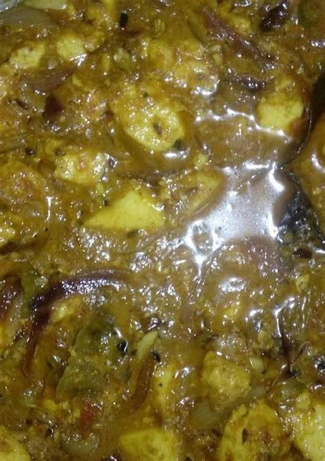 Cottage Cheese with Fried Onions & Rasins Recipe by Krishna Kamal Das ...