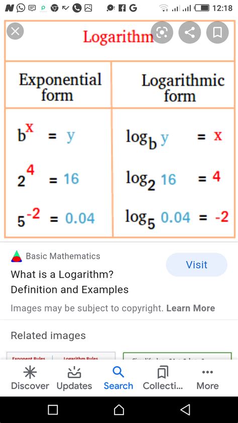 Image result for What Is a Logarithm