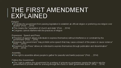 Original First Amendment Explained 的图像结果
