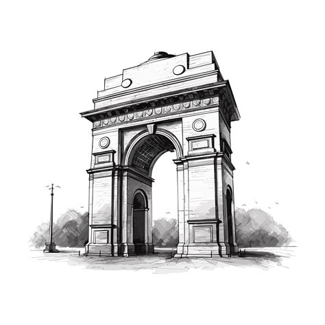 Indian Gate Drawing