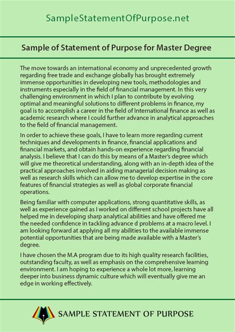 Image result for Sample Statement of Purpose for Master of Computer Science