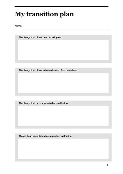 40+ Transition Plan Templates (Career, Individual) ᐅ TemplateLab