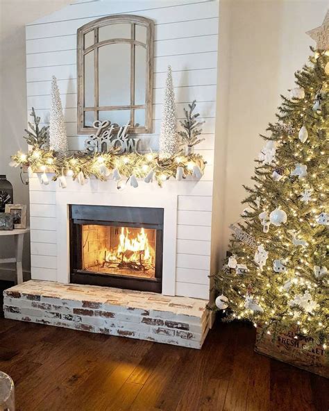 Modern Farmhouse Fireplace Mantel
