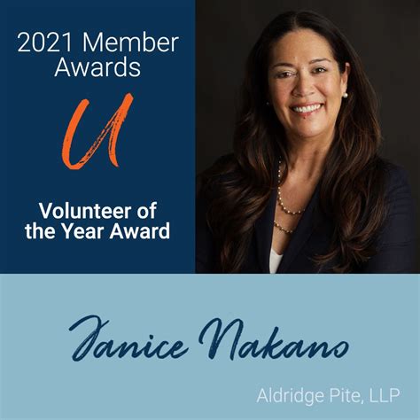 Congratulations to our 2021 Volunteer of the Year, Janice Nakano of ...