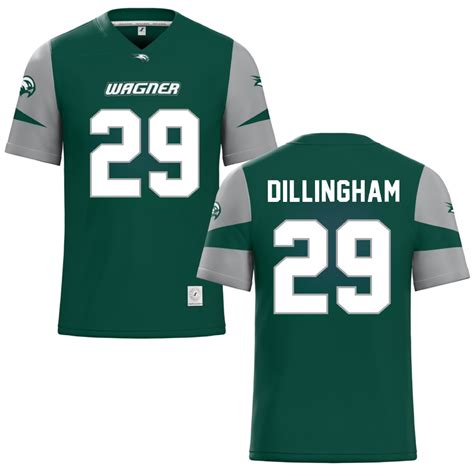#29 Donovan Dillingham | Wagner College Green Football Jersey