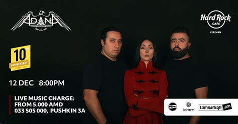 Adana Projects 10th Anniversary Concert, 3a Pushkin street, 0010 ...