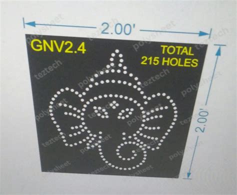 GN2.4 GANESH JI 2X2 FEET 215 HOLES