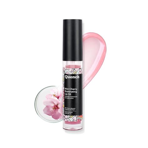 Buy Quench Illuminating Tinted Lip Oil with Cherry Blossom & Patchouli ...