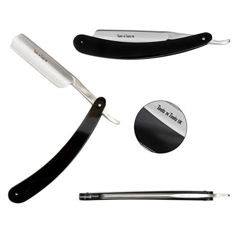 1 x NEW Quality Barber Straight Cut Throat Shaving Razors Fixed Blade 3 ...