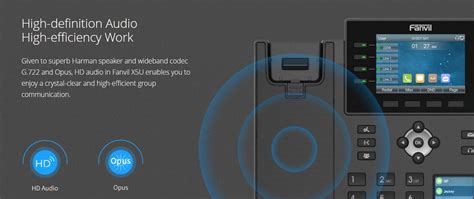 Fanvil X5U 16-Line Mid-level IP Dual-Color Display Phone