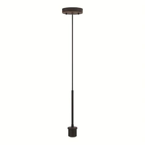 Buy Oil-Rubbed Bronze Pendant Light Kit with Partial Metal Rod Online ...