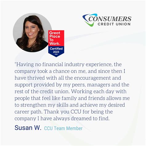 Consumers Credit Union on LinkedIn: We firmly believe that when our ...