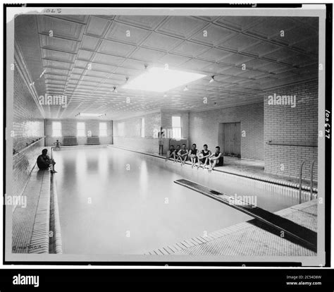 Indoor Y.M.C.A. swimming pool, Bellefonte, Pennsylvania Stock Photo - Alamy