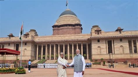 Ceremonial welcome for a special partner: MEA on Bangladesh PM Sheikh ...