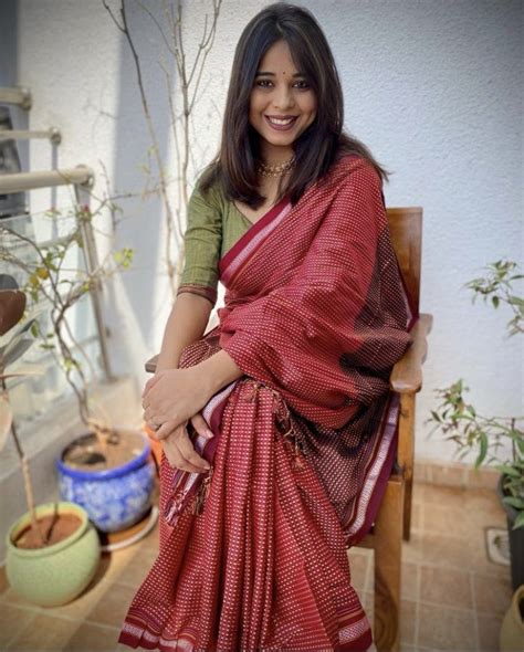 Ganga jamuna contrast pallu khun saree