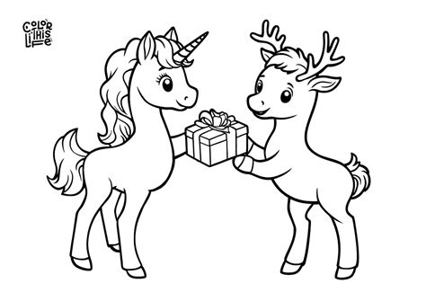 Easy Christmas Coloring Pages (Free Printable)