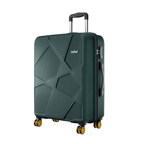 Safari Pentagon Pro Check-in Trolley Bag, Hard Case Polypropylene, 360º ...