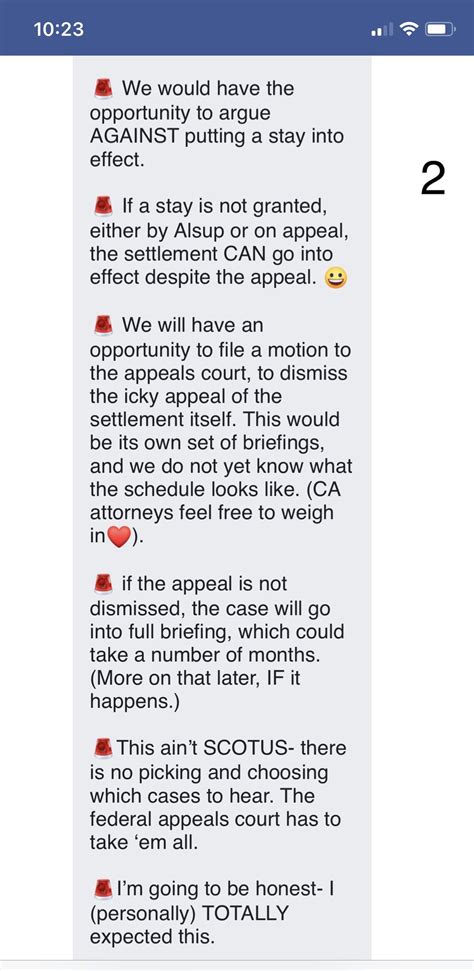 Appeals process for Sweet v Cardona. Pics are numbered. : r/BorrowerDefense