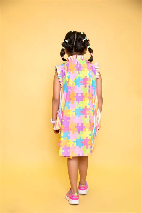 “Popp”-ins Pop Multicoloured Girls’ Sleeveless Dress – Cord of Love