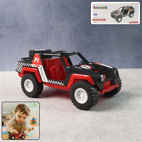 Funwoods Free-wheel Racing Jeep Toy Car - (1 Pc) – HalfPe