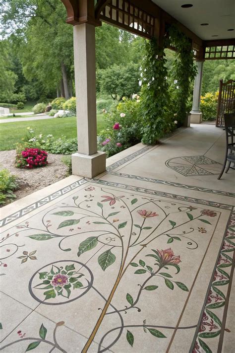 17+ Stylish Resurfacing Ideas for Concrete Patios