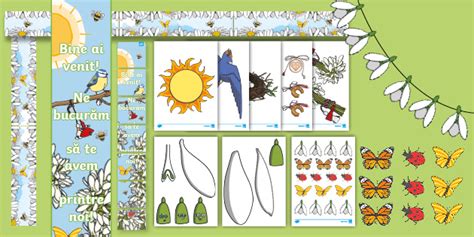 Pachet cu decor de primăvară | Twinkl România