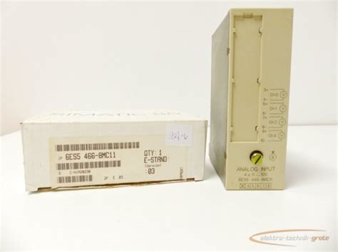 Siemens 6ES5 466 8MC11 Simatic analog input in Remscheid, North Rhine ...