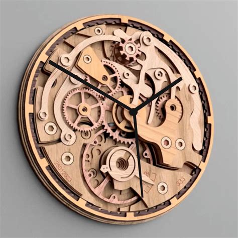 Wooden Gears - Wall Clock – TangyOak