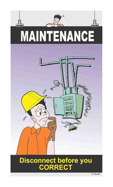 Posterkart Safety Poster - Maintenance, 66 cm x 36 cm x 1 cm : Amazon ...