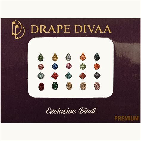 Buy Latest Design Stone Bindi - DD-TI-1251 | Drape Divaa