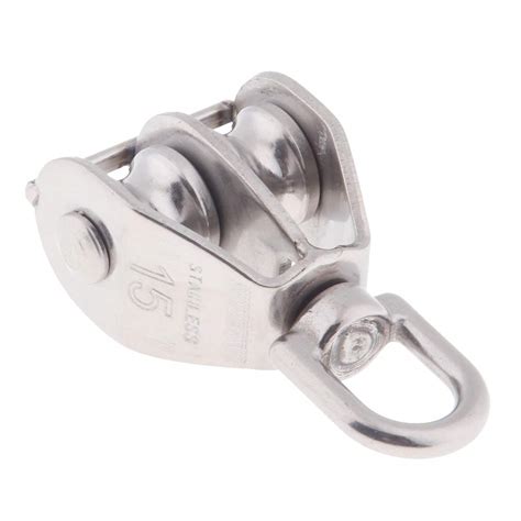 Buy KESOTO Wire Rope Double Pulley Blocks, Anchor Rigging Lifting Wheel ...