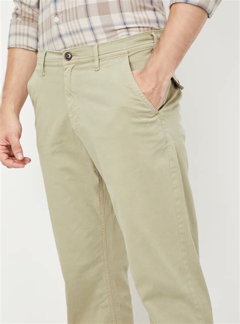 Buy Men Solid Slim Fit Chinos Online at just Rs. 1499.0 - 1000014662212 ...