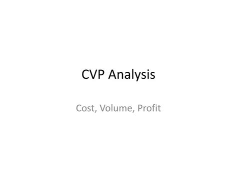 Image result for CVP Analysis Examples