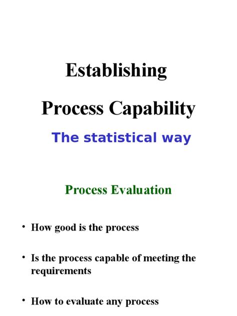 14 Process Capability | PDF | Statistics | Histogram