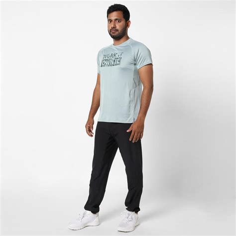 Buy Men Recycled Polyester Gym T-Shirt - Green Online | Decathlon