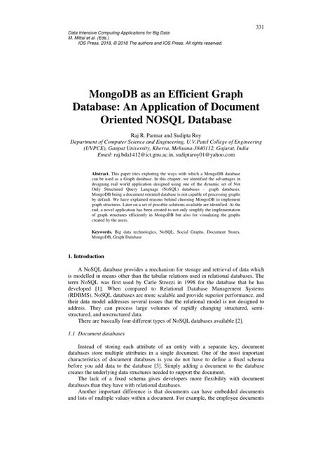 Document-oriented database MongoDB 的图像结果