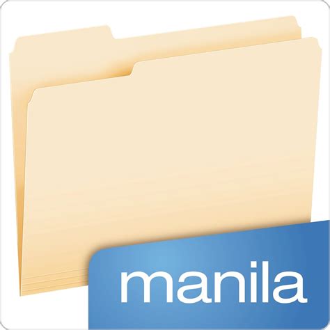 Buy Pendaflex File Folders, Letter Size, 8-1/2 x 11, Classic Manila, 1/ ...