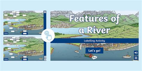 Features of a River Interactive Labelling Activity