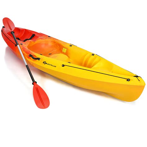 Buy Costway Single Sit-on-Top Kayak 0ne Person Kayak Boat W Detachable ...