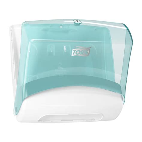 654000 Tork | Tork Plastic White, Turquoise Wall Wall Mount Paper Towel ...