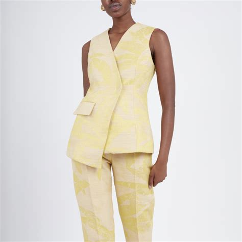 Discover Asymmetric Tailored Vest at Our Designer Store