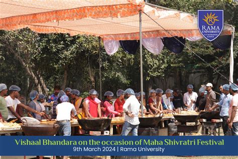 Grand Celebration of Mahashivratri at Shiv Mandir Ground, Rama University