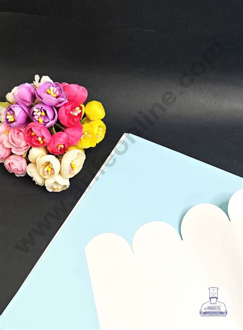 Home Unique Rose Petal Scallop Design Korean Wrapping Sheet | Premium ...