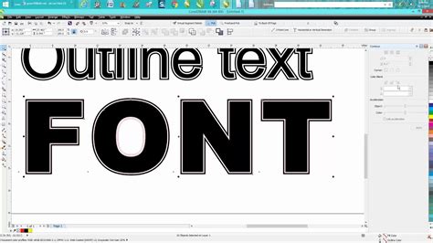 Image result for How to Add Outline around Text in CorelDRAW