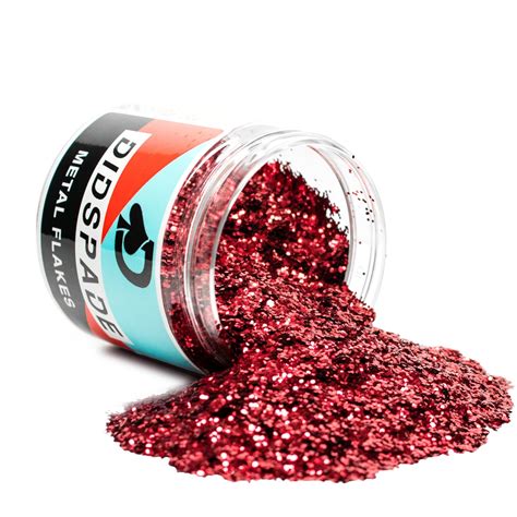 2oz Red Delicious 0 025 Red Metal Flake Solvent Resistant | Desertcart ...