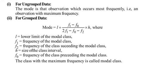 Image result for Class 10 Statistic Mode