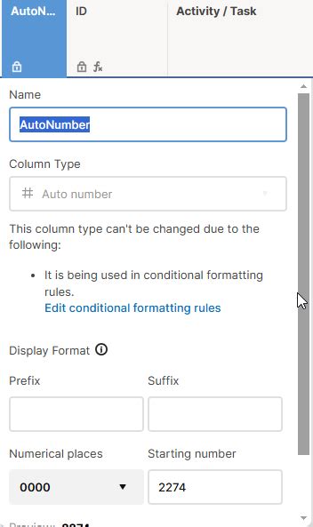Excel AutoNumber Column 的图像结果
