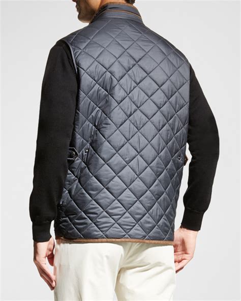 Peter Millar Men's Essex Quilted Vest | Neiman Marcus